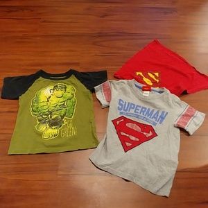 Superhero shirts brands marvel & superman